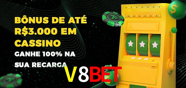 V8BET melhor bônus de depósito